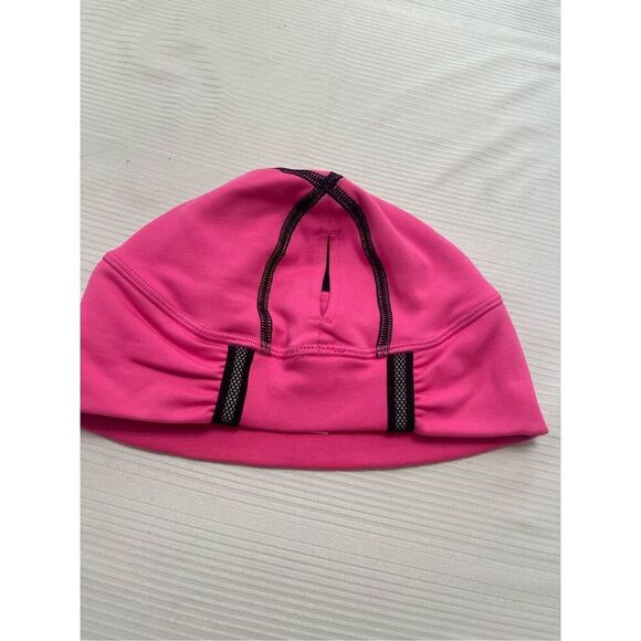 Lululemon Hat Women’s Running Pink Ponytail Beanie One Size Fits All - Picture 4 of 5
